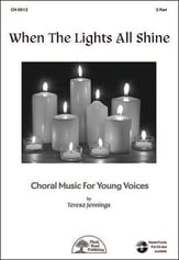 When the Lights All Shine Two-Part choral sheet music cover